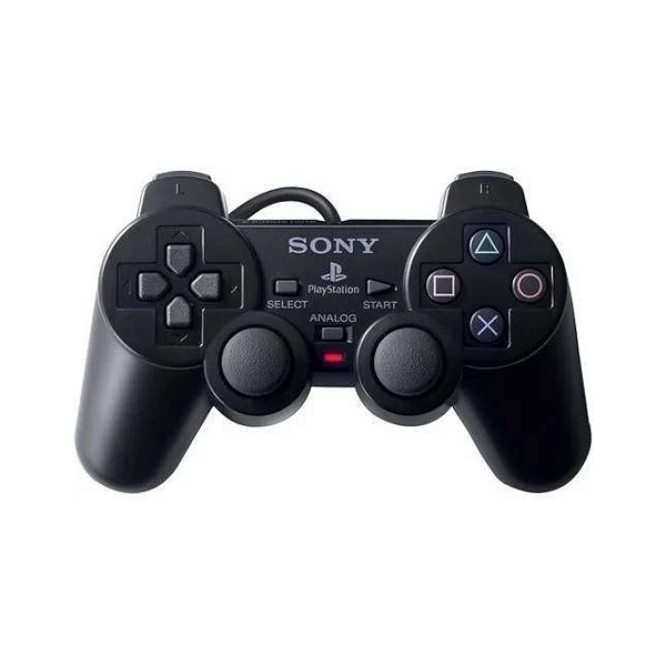 Controle DualShock 2 Sony Com Fio - PS2 Seminovo