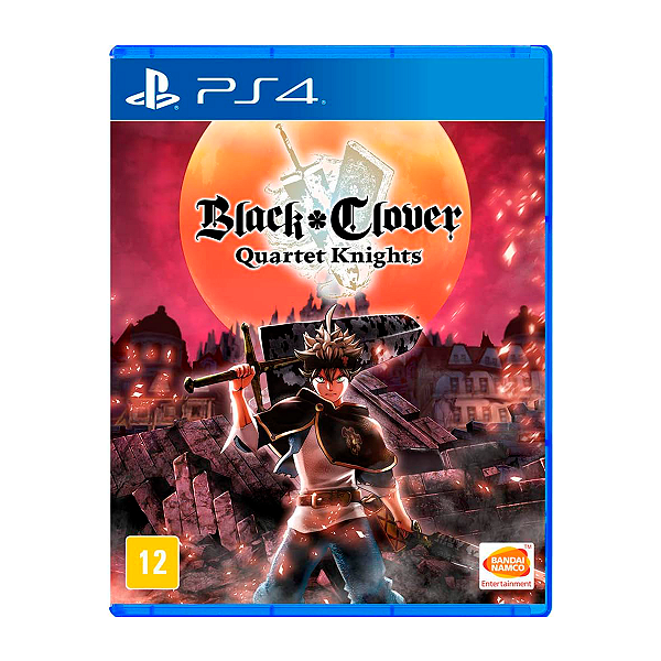 Jogo Black Clover Quartet Knights - Ps4 Seminovo