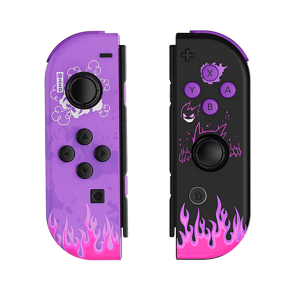 Controle Joy-Con Par Compatível Nintendo Switch Neon Purple Gengar  Seminovo