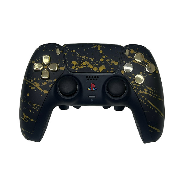 Controle Sem Fio Original PS5 DualSense Com pedals Preto/ Dourado - Seminovo