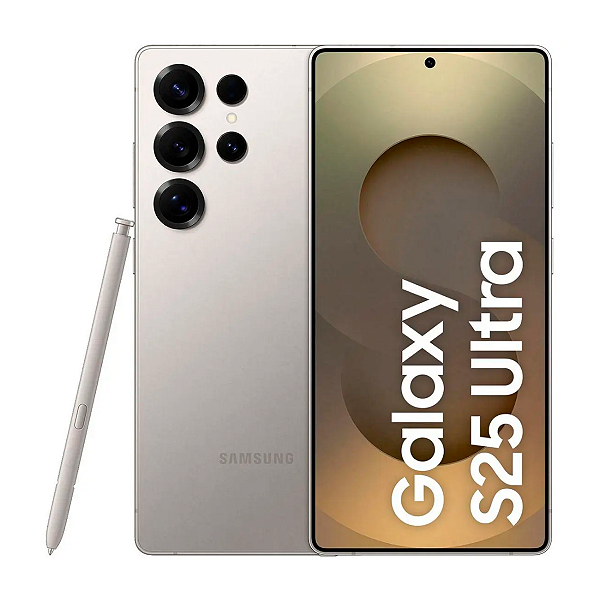Smartphone Samsung Galaxy S25 Ultra 256GB 12GB Titânio Prata Seminovo	26501
