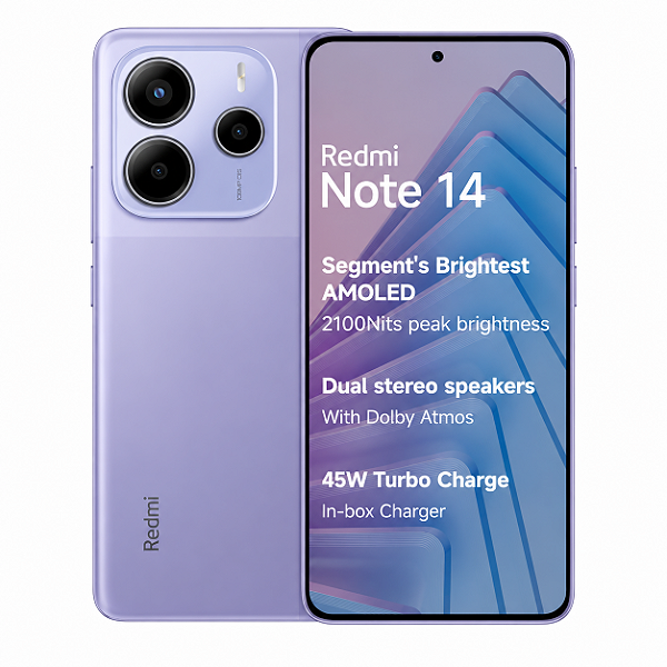 Smartphone Xiaomi Redmi Note 14 256GB 8GB Roxo Indonésia
