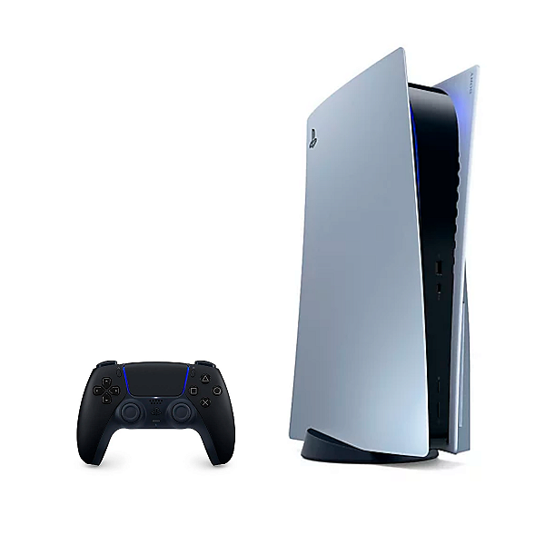 Console PS5 Mídia Física 825GB Sterling Silver Seminovo