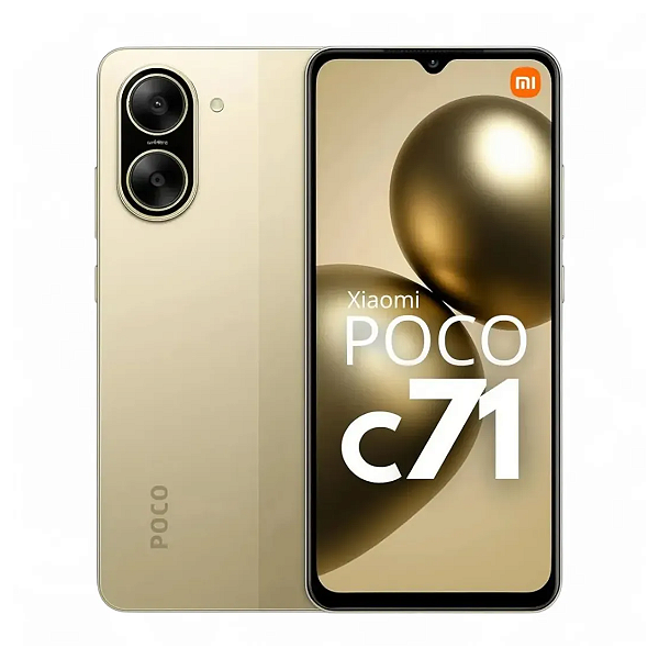 Smartphone Poco C71 128GB 6GB Dourado  Seminovo