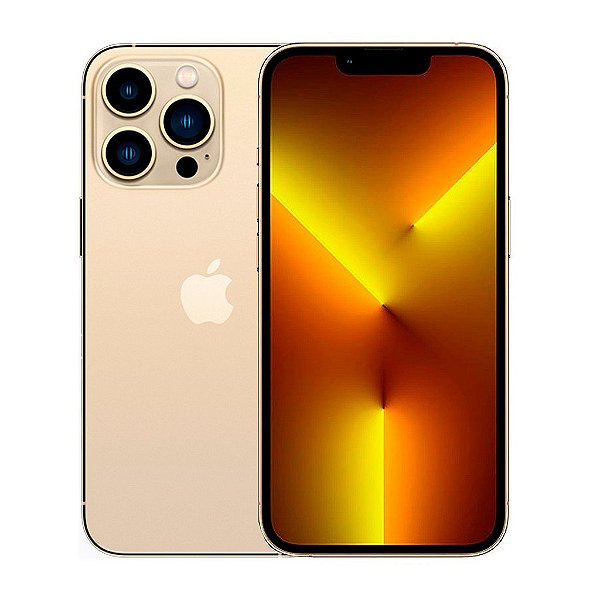 Smartphone Apple iPhone 13 Pro 128GB 6GB Dourado Seminovo