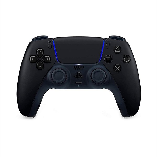 Controle Sem Fio Original PS5 DualSense Midnight Black + Cabo Removível USB-C