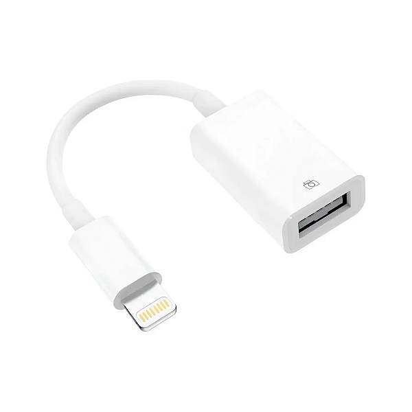 Cabo adaptador OTG USB-A para Lightning