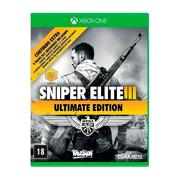 Jogo Sniper Elite III Ultimate Edition - Xbox One Seminovo