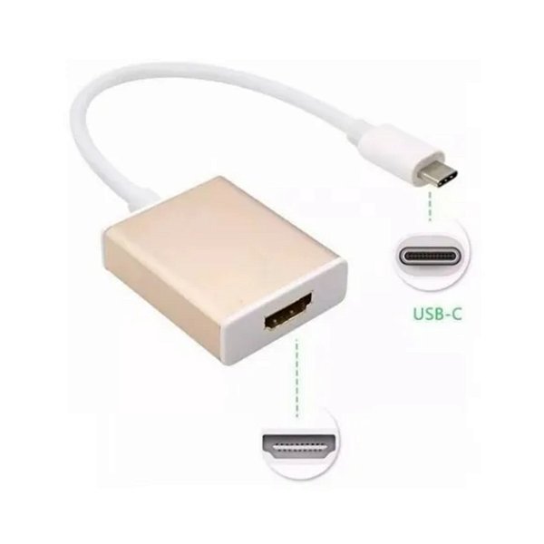 Adaptador USB-C Macho para HDMI Fêmea