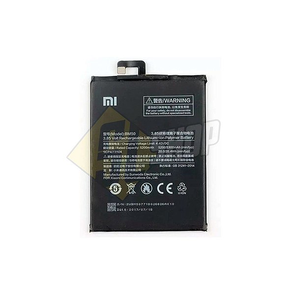 Pç Xiaomi Bateria BM50 Mi Max 2 - 5200 mAh