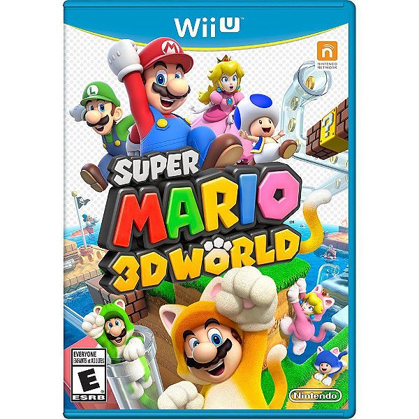Jogo Super Mario 3D World - Wii U Seminovo