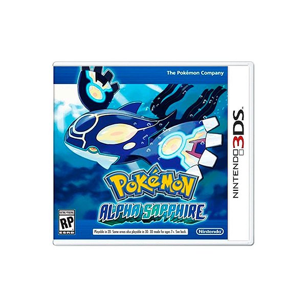 Jogo Pokémon Alpha Sapphire - 3DS Seminovo