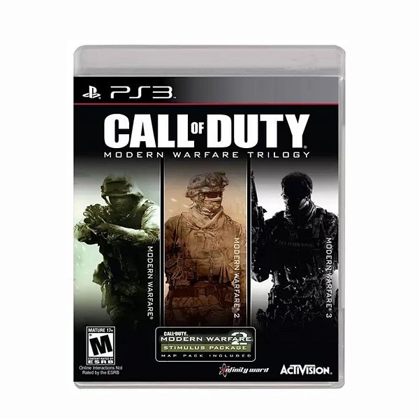 Jogo Call of Duty Trilogia Modern Warfare - PS3 Seminovo