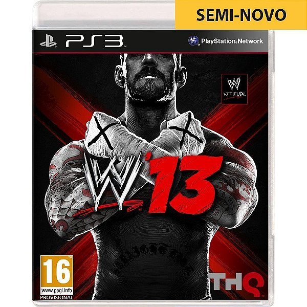 Jogo WWE 2013 - PS3 Seminovo