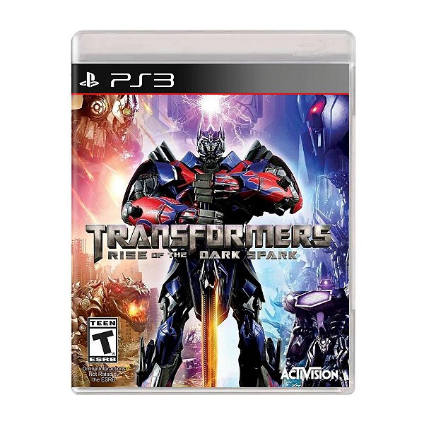 Jogo Transformers Rise of The Dark Spark - PS3 Seminovo