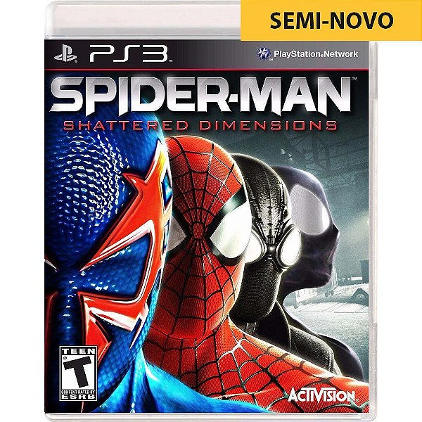 Jogo Spider Man Shattered Dimensions - PS3 Seminovo