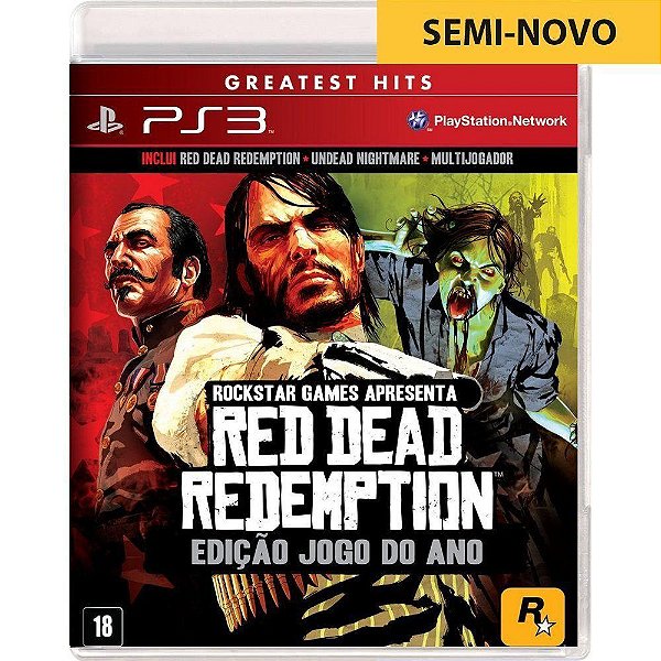 Jogo Red Dead Redemption Edição Jogo do Ano - PS3 Seminovo