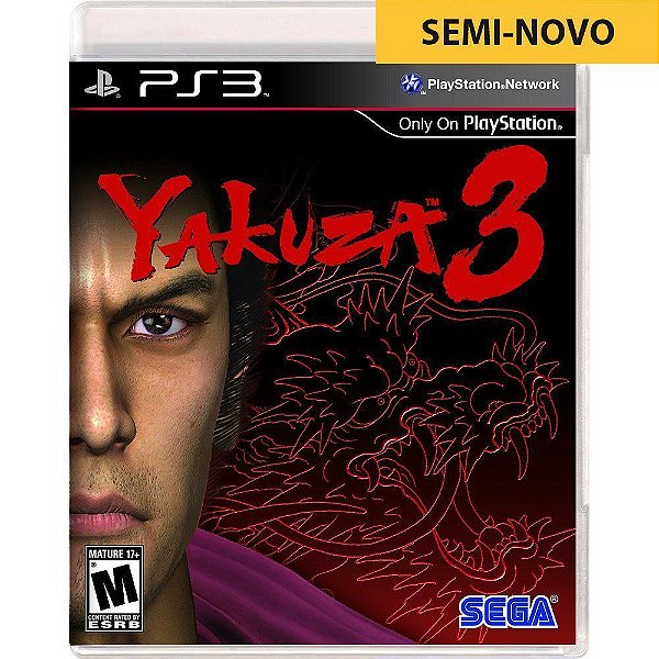 Jogo Yakuza 3 - PS3 Seminovo