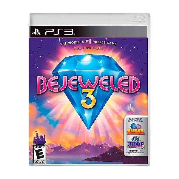 Jogo Bejeweled 3 - PS3 Seminovo