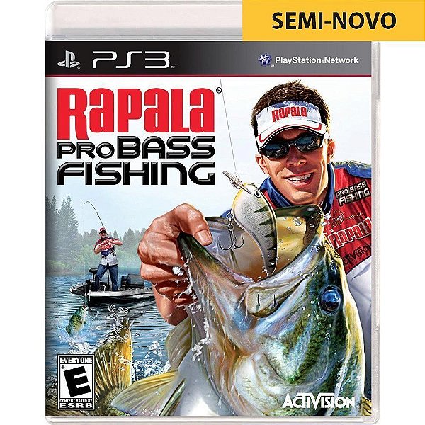 Jogo Rapala Pro Bass Fishing + Vara de Pesca - PS3 Seminovo