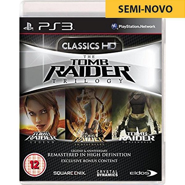 Jogo The Tomb Raider Trilogy - PS3 Seminovo