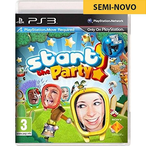 Jogo Start the Party! - PS3 Seminovo