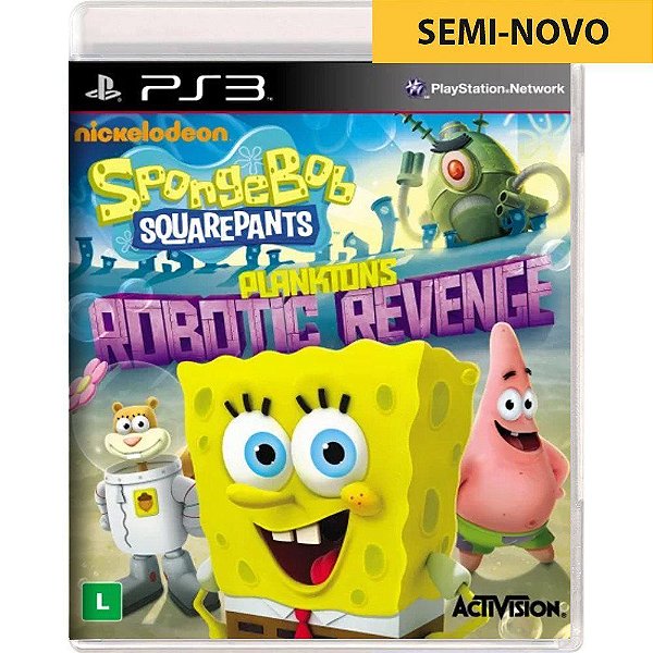 Jogo SpongeBob SquarePants Planktons Robotic Revenge - PS3 Seminovo