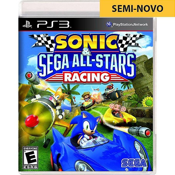 Jogo Sonic & Sega All Stars Racing - PS3 Seminovo