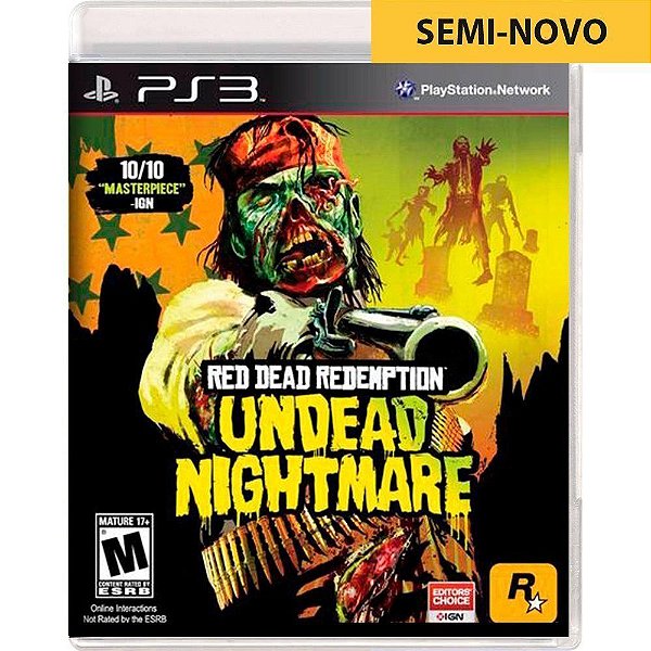 Jogo Red Dead Redemption Undead Nightmare - PS3 Seminovo