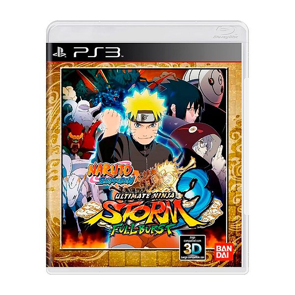Jogo Naruto Shippuden Ultimate Ninja Storm 3 Full Burst - PS3 Seminovo