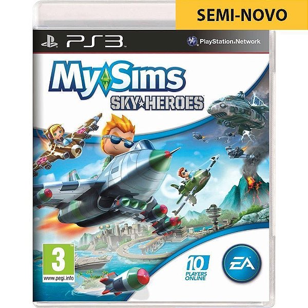 Jogo My Sims Sky Heroes - PS3 Seminovo