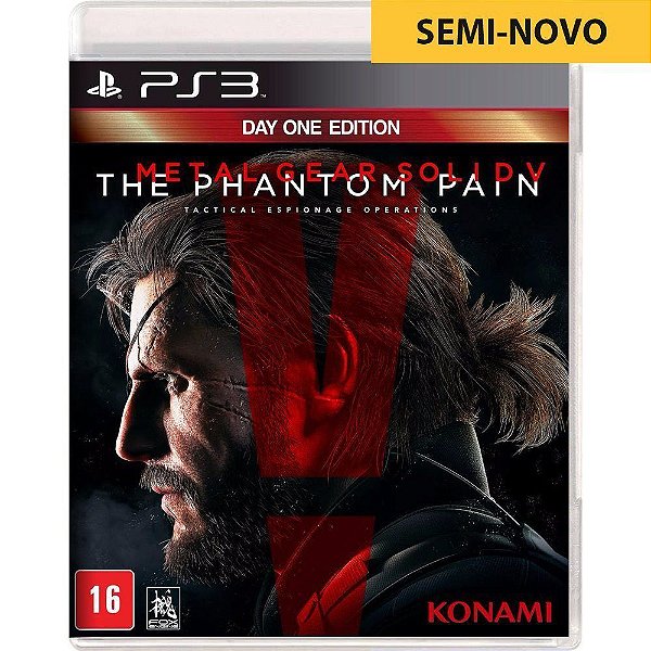 Jogo Metal Gear Solid V The Phantom Pain - PS3 Seminovo