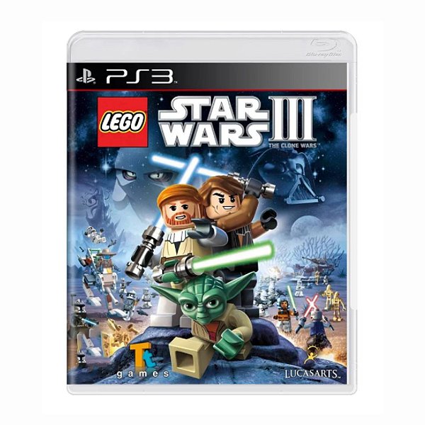 Jogo LEGO Star Wars III The Clone Wars - PS3 Seminovo
