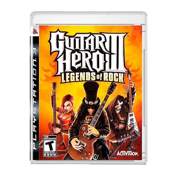 Jogo Guitar Hero III Legends of Rock - PS3 Seminovo