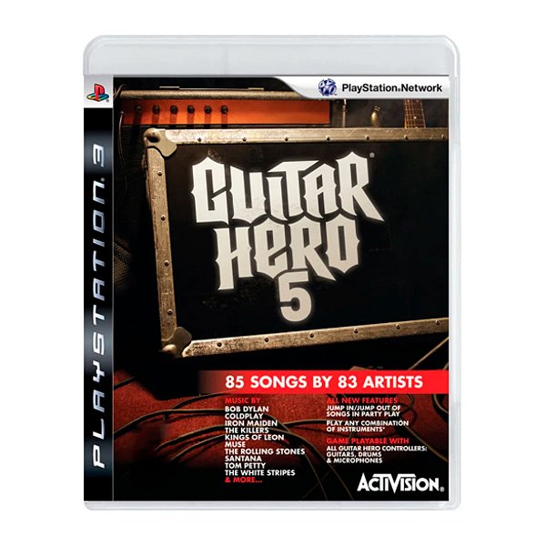 Jogo Guitar Hero 5 - PS3 Seminovo