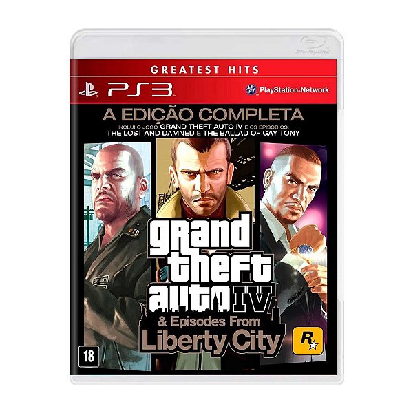 Jogo GTA IV & Episodes From Liberty City - PS3 Seminovo