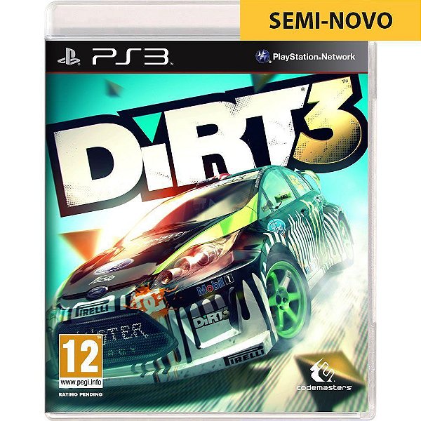 Jogo Dirt 3 - PS3 Seminovo