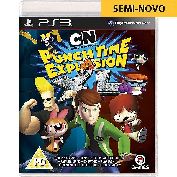 Jogo Cartoon Network: Punch Time Explosion XL - PS3 Seminovo - Sl