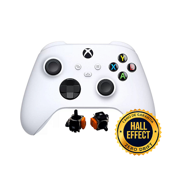 Controle Sem Fio Original Xbox Series X|S Hall Effect Branco Seminovo