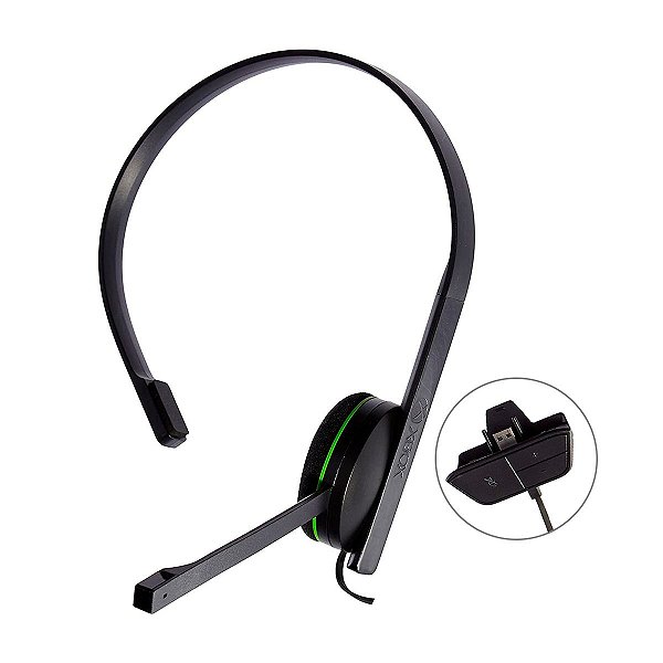 Headset Microsoft Com Fio Chat - Xbox One