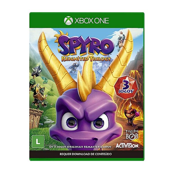 Jogo Spyro Reignited Trilogy - Xbox One Seminovo