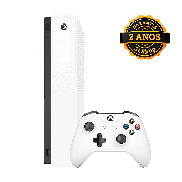 Console Xbox One S Digital 1TB Branco Seminovo