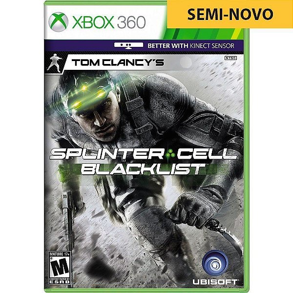 Jogo Tom Clancys Splinter Cell Blacklist - Xbox 360 Seminovo