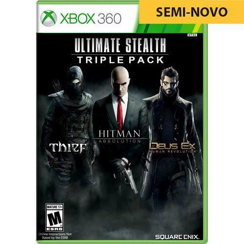 Jogo Ultimate Stealth Triple Pack - Xbox 360 Seminovo