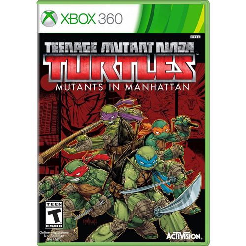 Jogo Teenage Mutant Ninja Turtles Mutants in Manhattan - Xbox 360 Seminovo