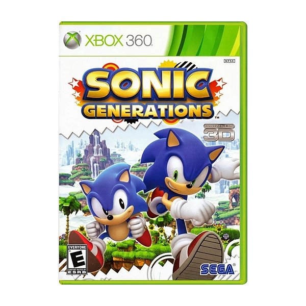Jogo Sonic Generations - Xbox 360 Seminovo