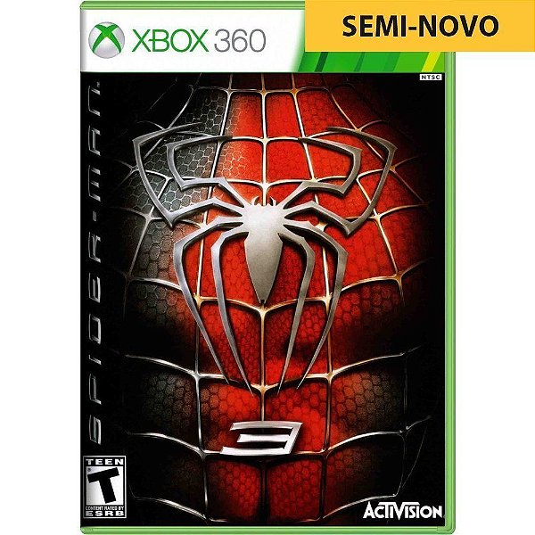 Jogo Spider Man 3 - Xbox 360 Seminovo