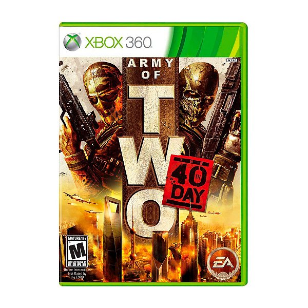 Jogo Army of Two The 40th Day - Xbox 360 Seminovo