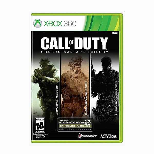Jogo Call of Duty Trilogia Modern Warfare Seminovo- Xbox 360