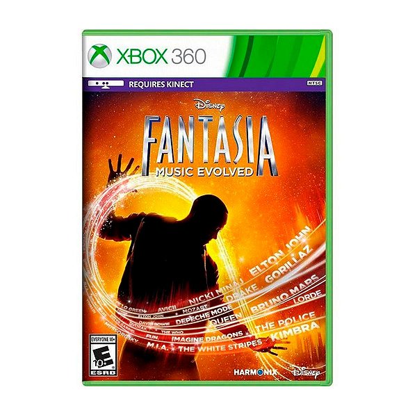 Jogo Disney Fantasia Music Evolved - Xbox 360 Seminovo